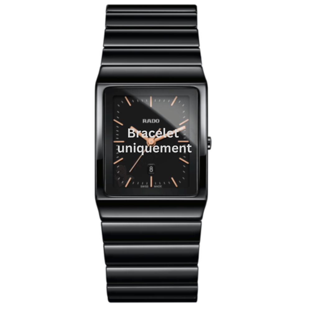 Bracelet céramique noir Rado - CERAMICA / 01.212.0700.3.016 - 212.0700.3-Bracelet de montre-AtelierNet