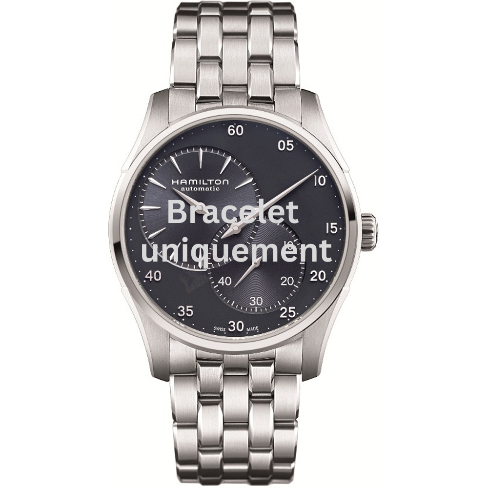 Bracelet métal argent Hamilton - JAZZMASTER / H695.426.100 - H426150 - H42615143 - H42615151 - H42615153 - H42615551-Bracelet de montre-AtelierNet