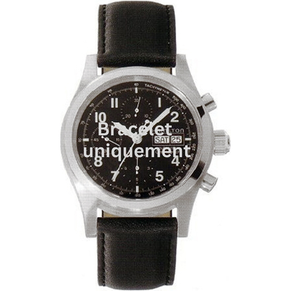 Bracelet leather black Hamilton - KHAKI FIELD / H690.685.105-Bracelets de montres-AtelierNet