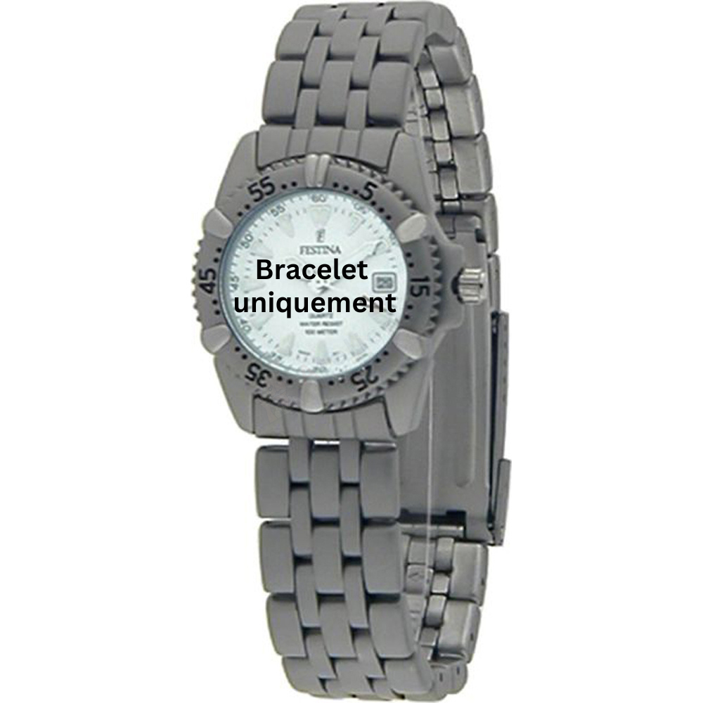 Bracelet metal grey Festina - F8889/1-Bracelets de montres-AtelierNet
