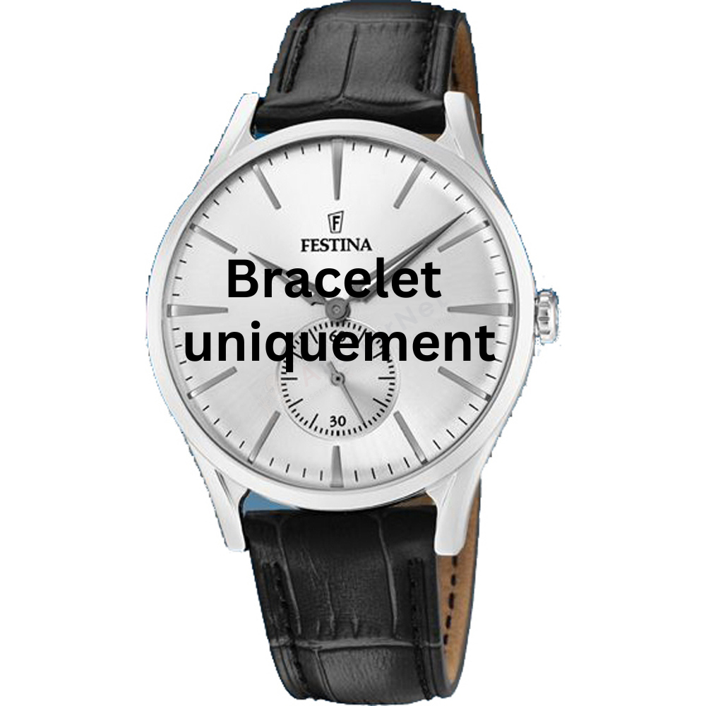 Bracelet leather black Festina - CLASSIC / F16979/1-Bracelets de montres-AtelierNet