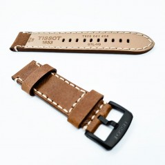 Bracelet cuir Tissot - CHRONO XL 1853 / T600041406 / tailles S, M ou L-XL-Bracelet Montre Cuir-AtelierNet