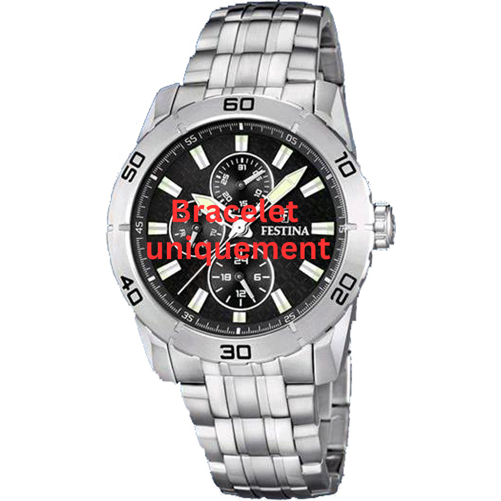 Bracelet metal silver Festina - MULTIFUNCTION / F16606/4-Bracelets de montres-AtelierNet