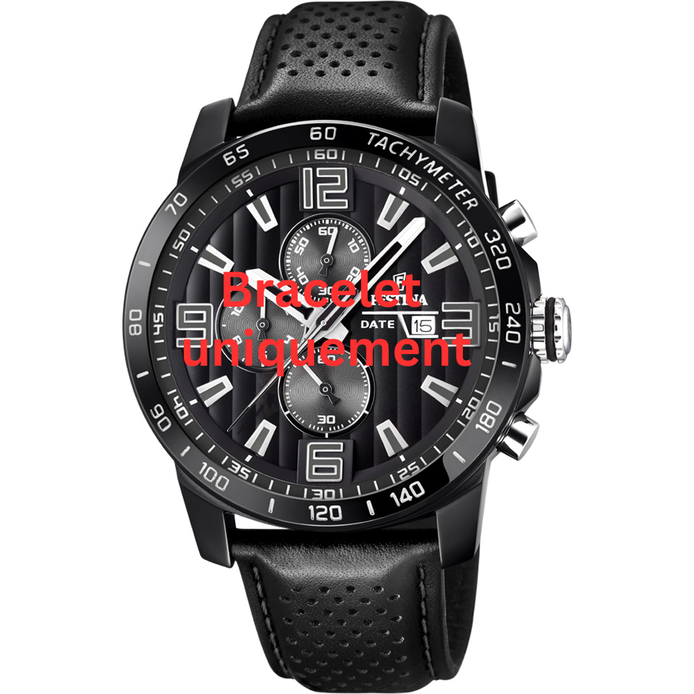 Bracelet leather black Festina - THE ORIGINALS / F20339/6 -  F20339/R-Bracelets de montres-AtelierNet