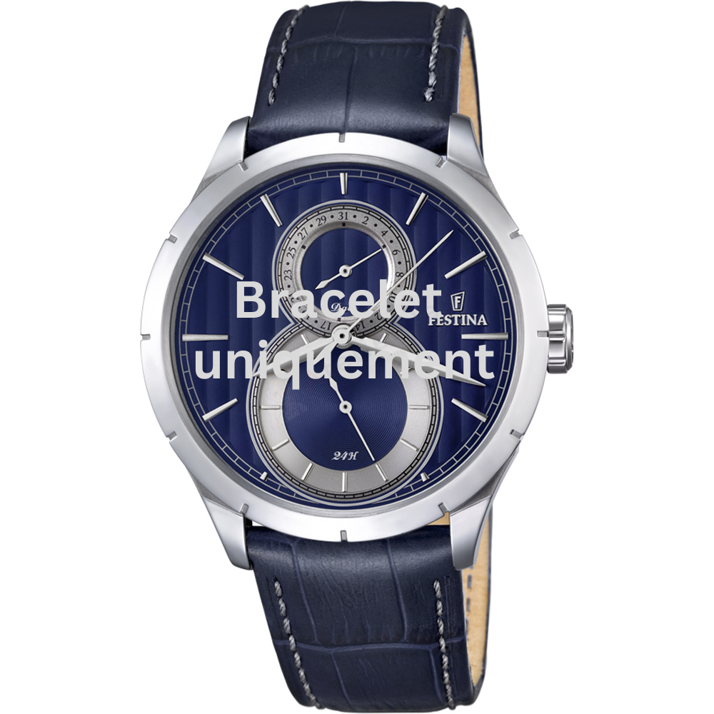 Bracelet leather blue Festina - CLASSIC / F16892/3-Bracelets de montres-AtelierNet