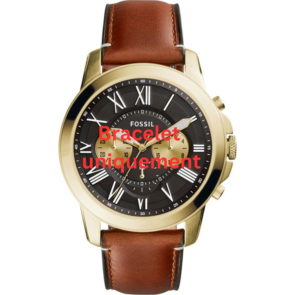 Bracelet leather brown Fossil - GRANT / FS5297-Bracelets de montres-AtelierNet