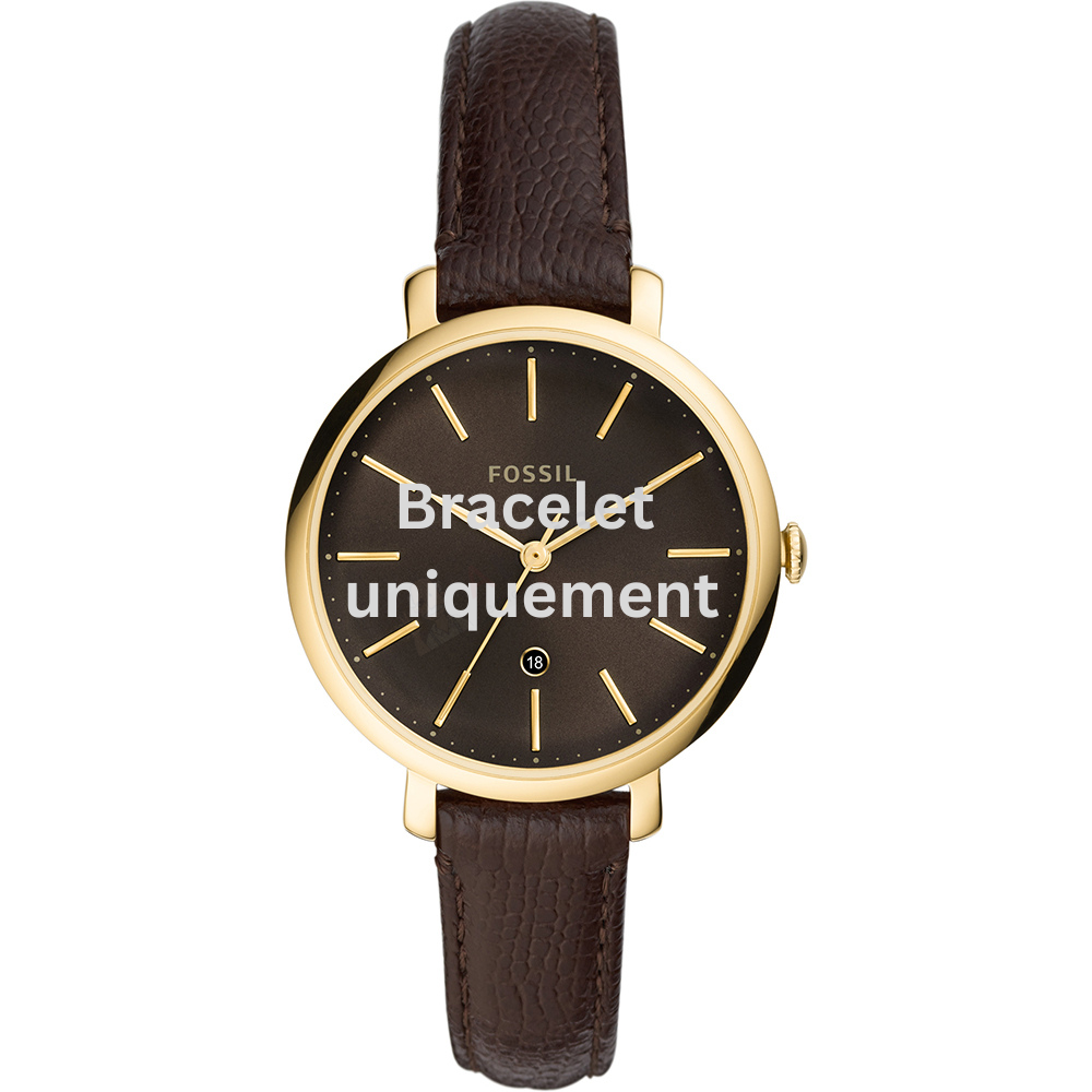 Bracelet cuir brun Fossil - JACQUELINE / ES4969-Bracelet de montre-AtelierNet