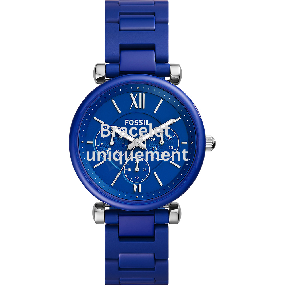 Bracelet ceramic blue Fossil - CARLIE / LE1097-Bracelets de montres-AtelierNet