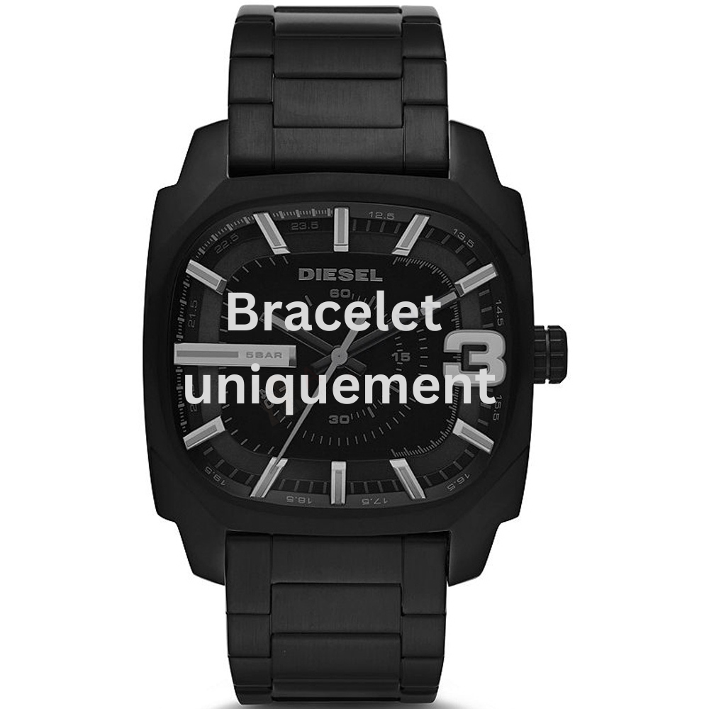 Bracelet métal noir Diesel - SHIFTER / DZ1650-Bracelet de montre-AtelierNet