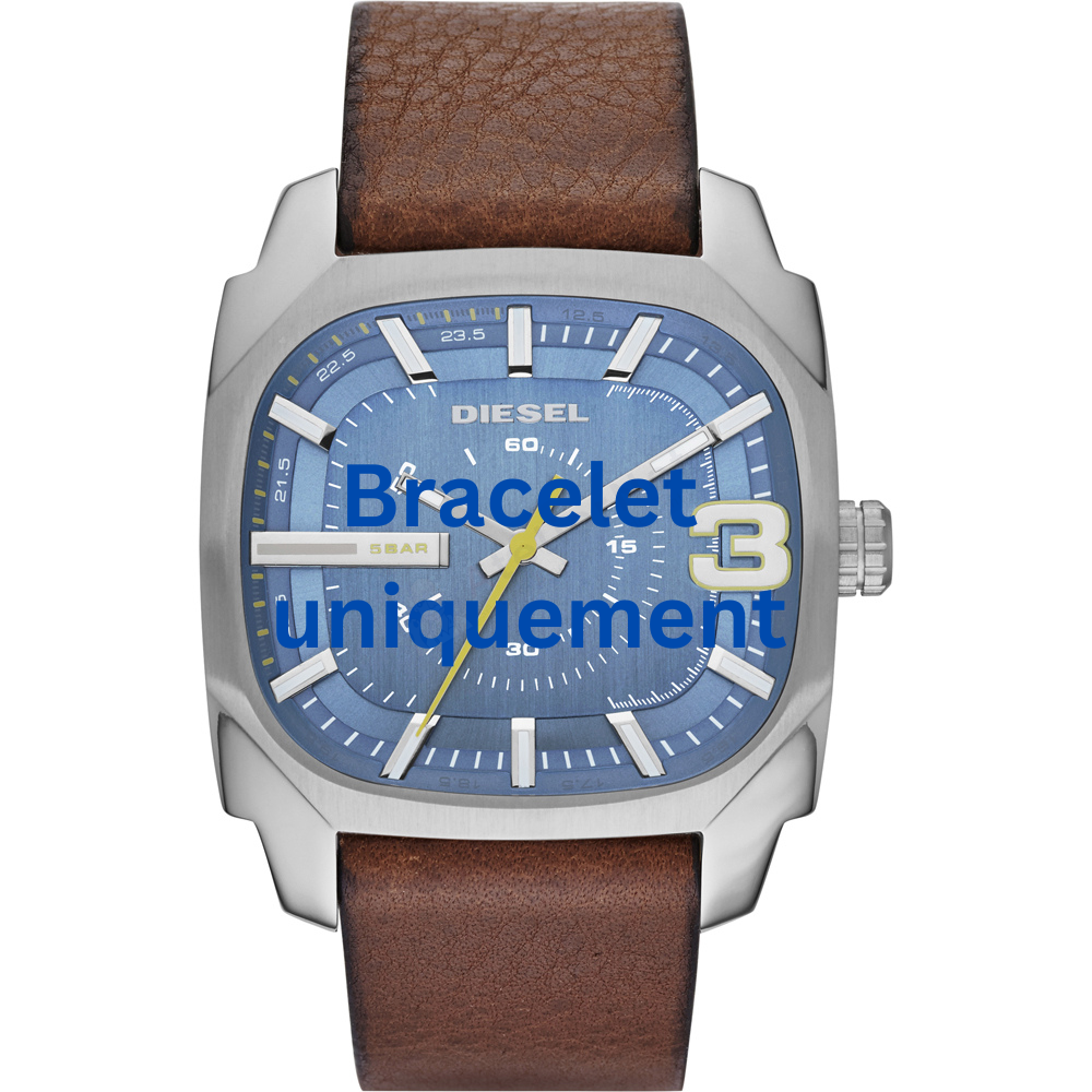 Bracelet leather brown Diesel - SHIFTER / DZ1654-bracelet montre cuir homme-AtelierNet