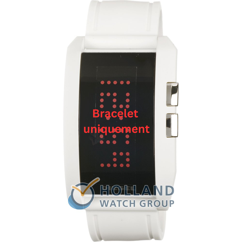 Bracelet silicone white Diesel - DZ7168-Bracelets Diesel-AtelierNet