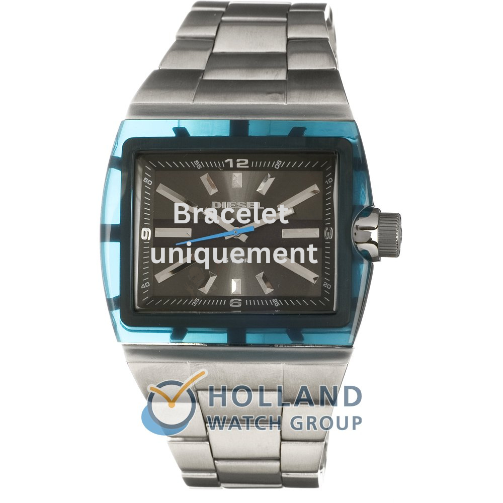 Bracelet metal silver Diesel - DZ1345-Bracelets de montres-AtelierNet