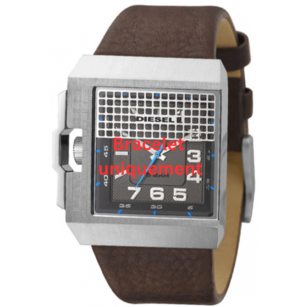 Bracelet leather brown Diesel - DZ1309-Bracelets de montres-AtelierNet