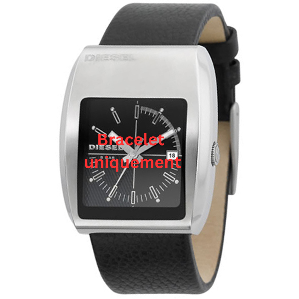 Bracelet leather black Diesel - DZ1192-Bracelets Diesel-AtelierNet