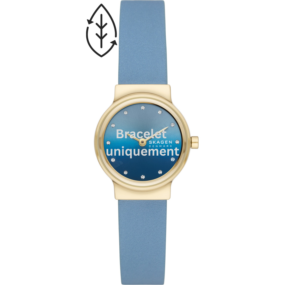 Bracelet cuir bleu Skagen - FREJA LILLE / SKW3059-Bracelet de montre-AtelierNet