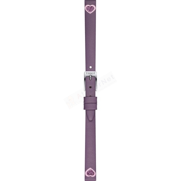 Bracelet cuir pourpre Tissot - TISSOT LOVELY / T600048697-Bracelet de montre-AtelierNet