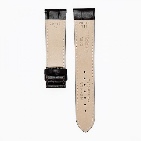 Bracelet cuir Tissot / T-LORD / T610031624-Bracelet Montre Cuir-AtelierNet
