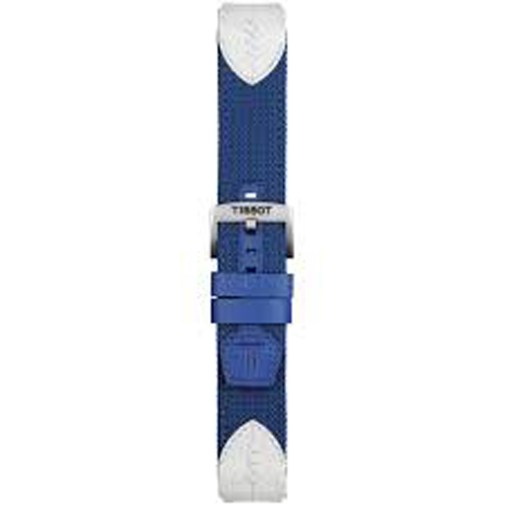 Bracelet tissu et cuir Tissot - TOUCH SOLAR / T600039989-Bracelets Nato-Tissu-AtelierNet