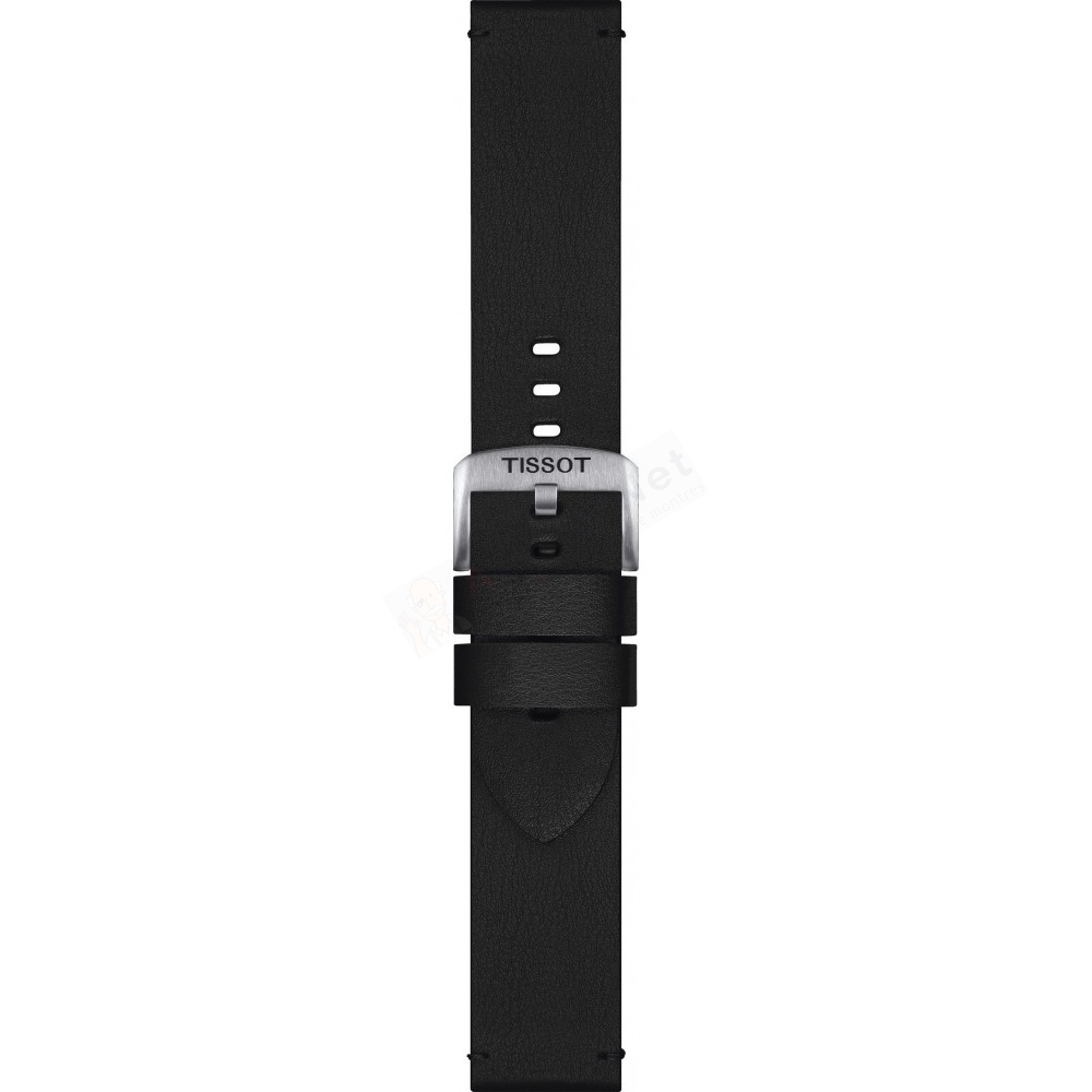 Bracelet cuir noir Tissot - CHEMIN DES TOURELLES / T610049602-Bracelet de montre-AtelierNet
