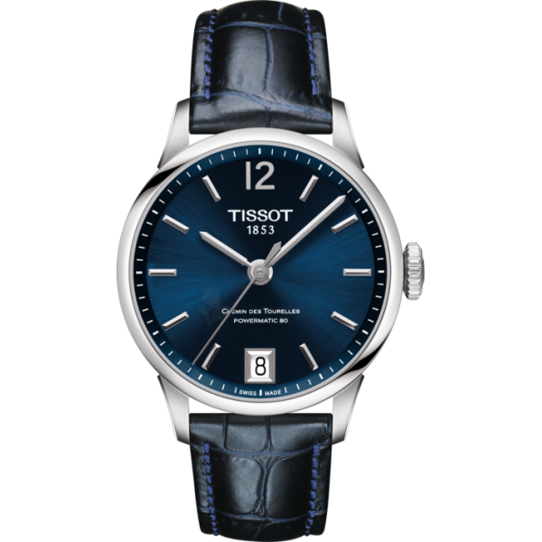 Bracelet leather blue Tissot - CHEMIN DES TOURELLES / T600041858-Bracelets de montres-AtelierNet