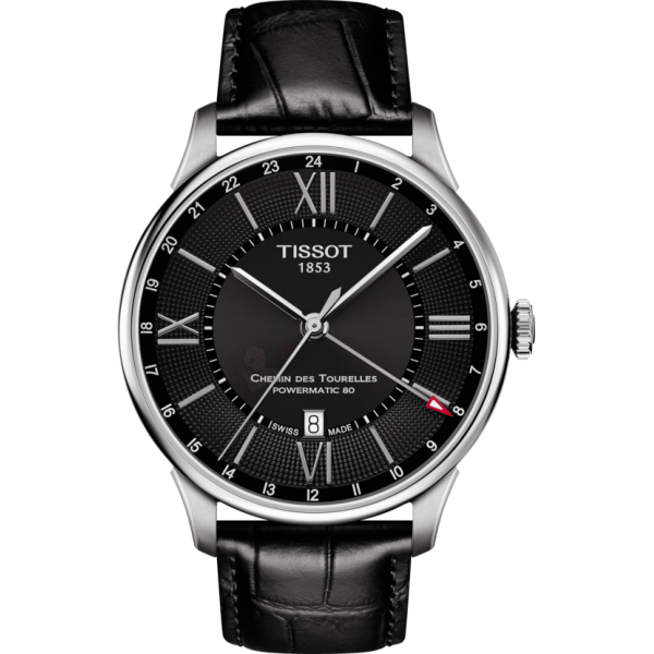 Bracelet leather black Tissot - CHEMIN DES TOURELLES / T610035385-Bracelets de montres-AtelierNet