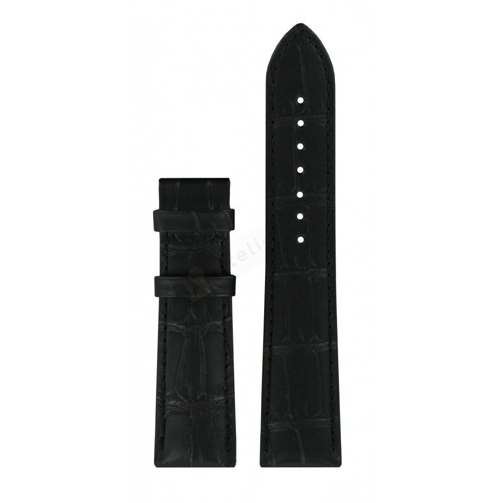 Bracelet leather black Tissot - CHEMIN DES TOURELLES / T610035385-Bracelets de montres-AtelierNet