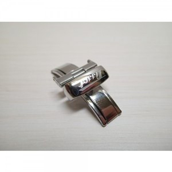 Fermoir acier pour bracelet cuir Tissot - HERITAGE - LE LOCLE - VISODATE / T640015932-Accessoires de montres-AtelierNet