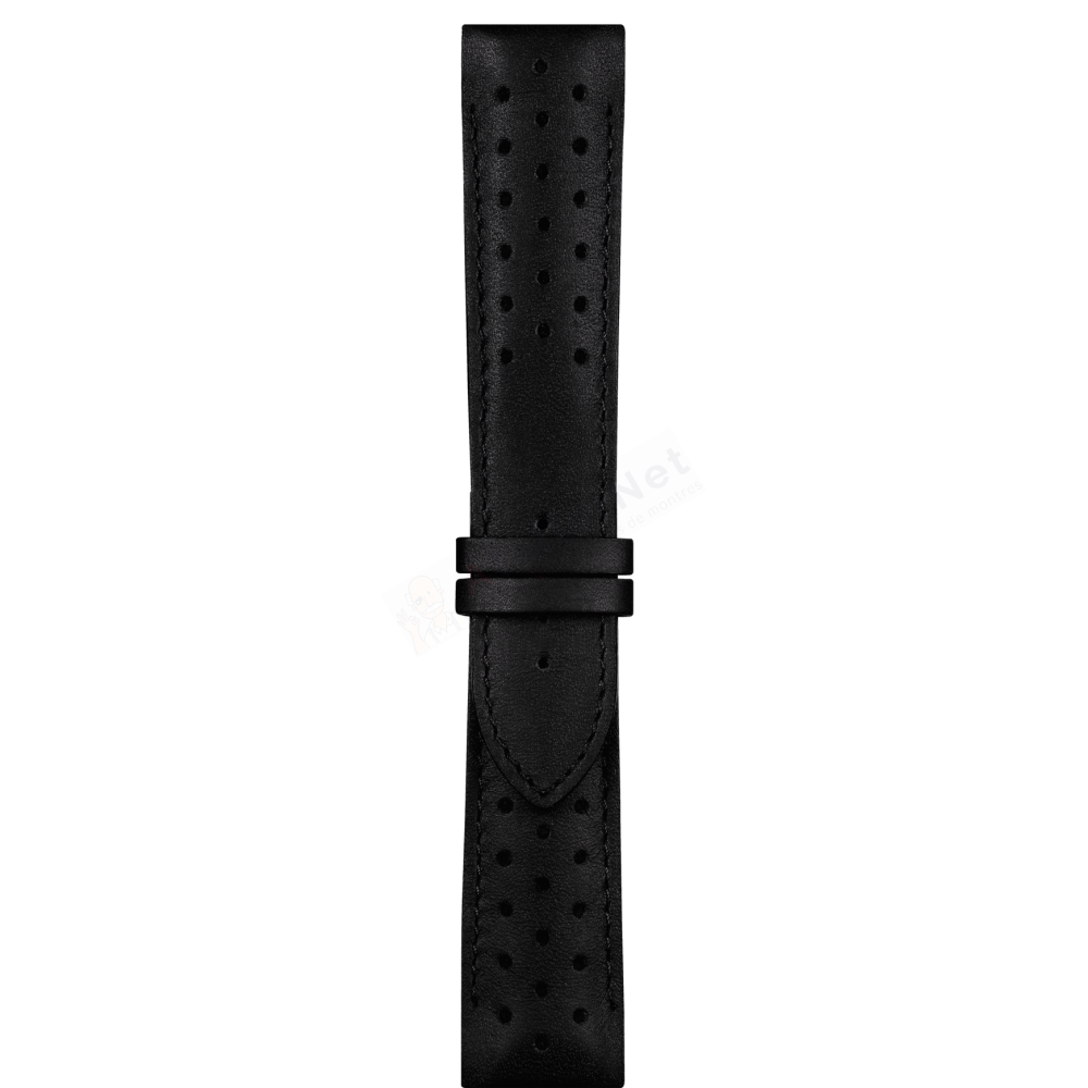 Bracelet leather black Tissot - V8 CHRONO AUTO/ T610041139-Bracelets Cuir-AtelierNet