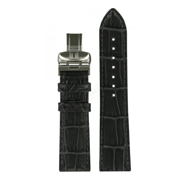 Bracelet cuir gris Tissot - TRADITION / T600037723