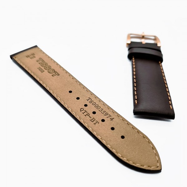 Bracelet cuir Tissot - QUICKSTER / T600035974-Bracelet Montre Cuir-AtelierNet