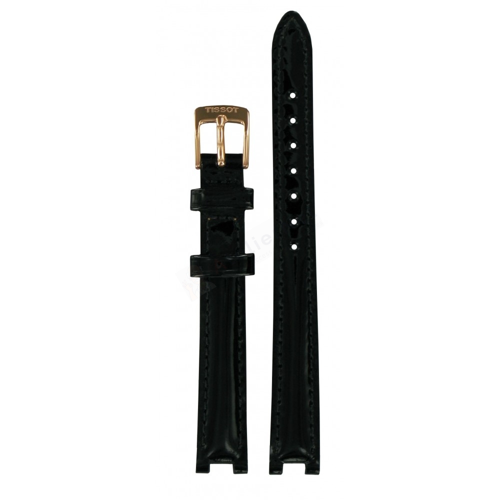 Bracelet leather black Tissot - GLAMOROUS / T600035463-Bracelets de montres-AtelierNet