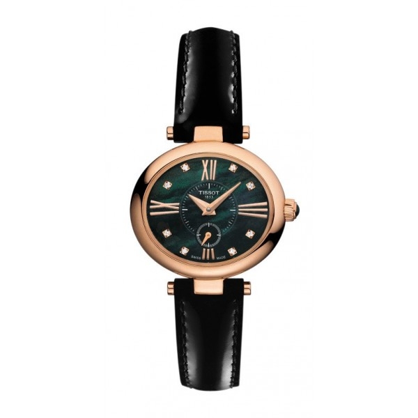 Bracelet leather black Tissot - GLAMOROUS / T600035463-Bracelets de montres-AtelierNet