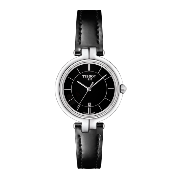 Bracelet leather black Tissot - FLAMINGO / T600036538-Bracelets de montres-AtelierNet