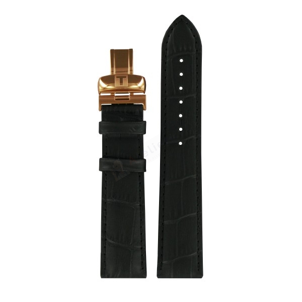 Bracelet cuir noir Tissot - TRADITION / T600036278