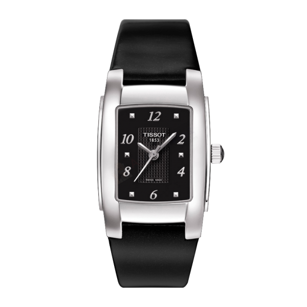 Bracelet cuir noir Tissot - T10 / T600034572-Bracelet Montre Cuir-AtelierNet