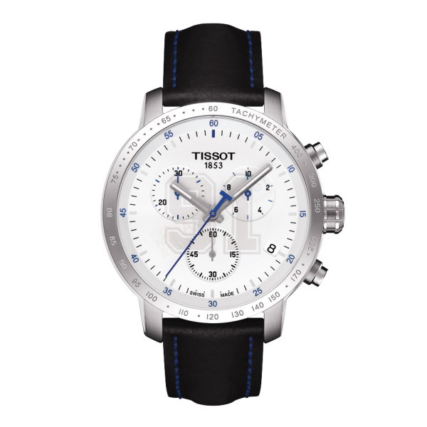 Bracelet leather black Tissot - PRC 200 GENT CHR QUA / T600035161-Bracelets de montres-AtelierNet