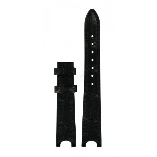Bracelet cuir noir Tissot - ORGANDY / T610035481-Bracelet de montre-AtelierNet
