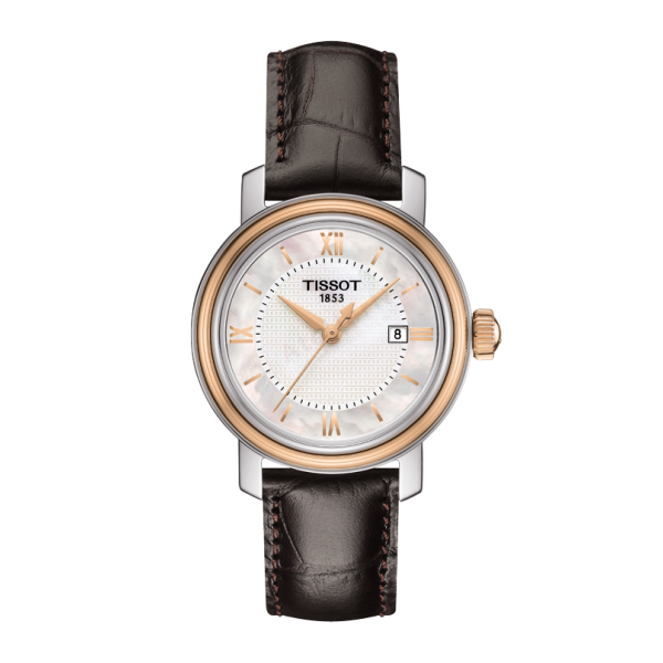 Bracelet cuir brun Tissot - BRIDGEPORT QUARTZ / T600035996-Bracelet de montre-AtelierNet