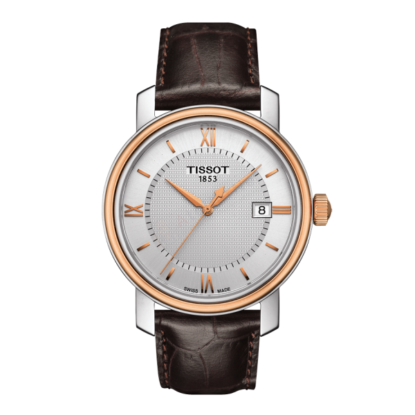 Bracelet leather brown Tissot - BRIDGEPORT QUARTZ / T610035945-Bracelets de montres-AtelierNet