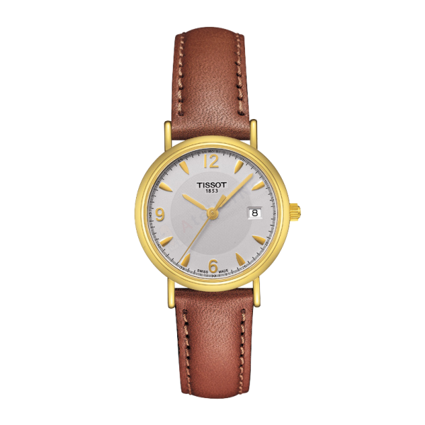 Bracelet cuir brun Tissot - OROVILLE / T600034651-Bracelet de montre-AtelierNet