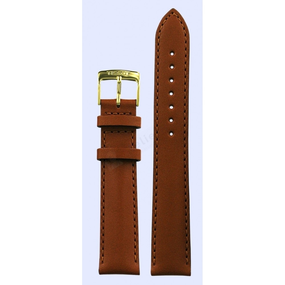 Bracelet leather brown Tissot - OROVILLE / T600034654-Bracelets de montres-AtelierNet