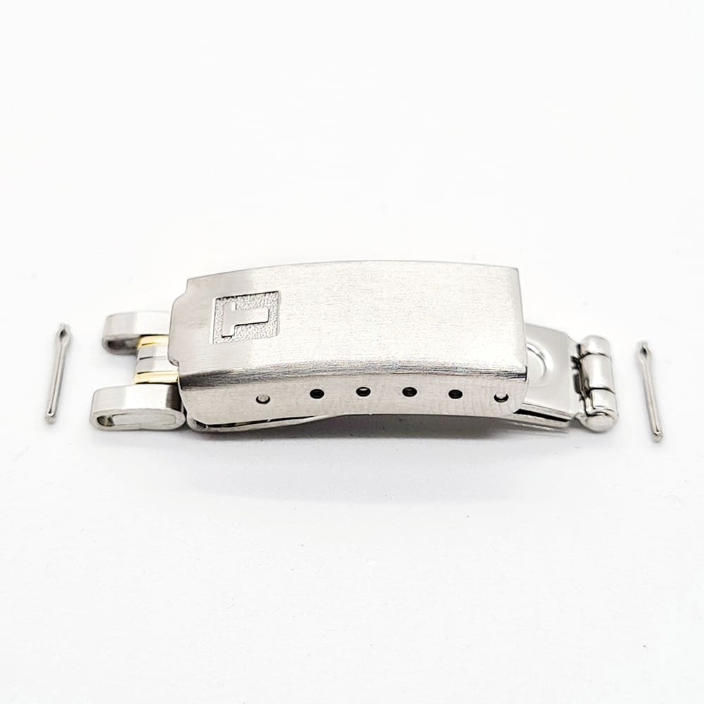 Fermoir acier pour bracelet acier bicolore Tissot - PR50 2000 / T631015607-Accessoires de montres-AtelierNet