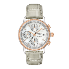 Bracelet cuir gris Tissot - BRIDGEPORT XL / T610034671