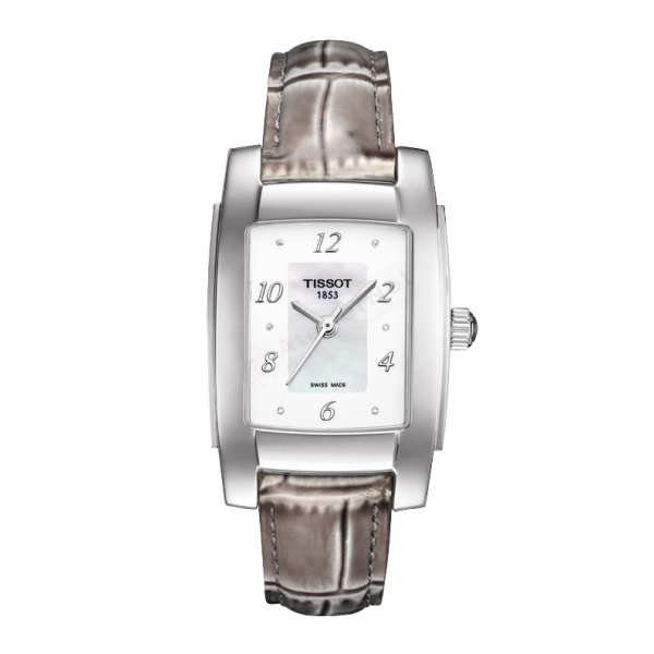 Bracelet leather grey Tissot - T10 / T610033279-Bracelets de montres-AtelierNet