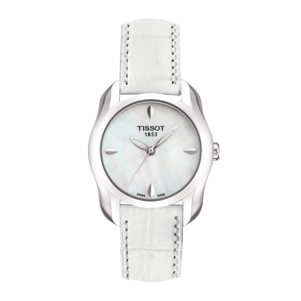 Bracelet leather white Tissot - WAVE / T600033106-Bracelets de montres-AtelierNet