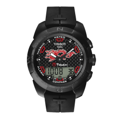 Bracelet caoutchouc noir Tissot - T-TOUCH EXPERT / T603032927