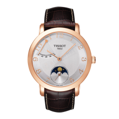 Bracelet cuir brun Tissot - SCULPTUR LINE / T610025711
