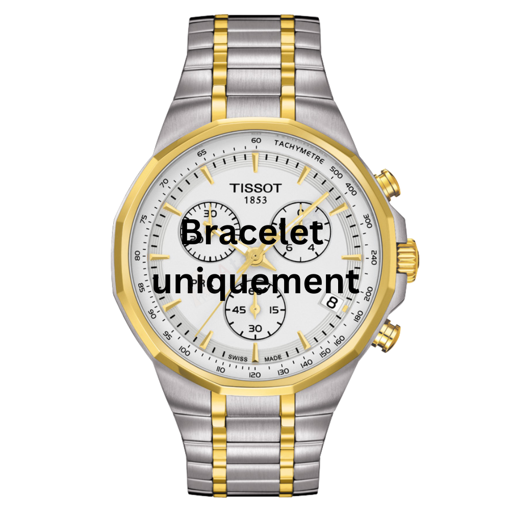 Bracelet metal bicolor Tissot - PRX CHRONO / T605032861-Bracelets Métal-AtelierNet