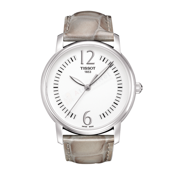 Bracelet leather grey Tissot - LADY ROUND / T600031776-Bracelets de montres-AtelierNet