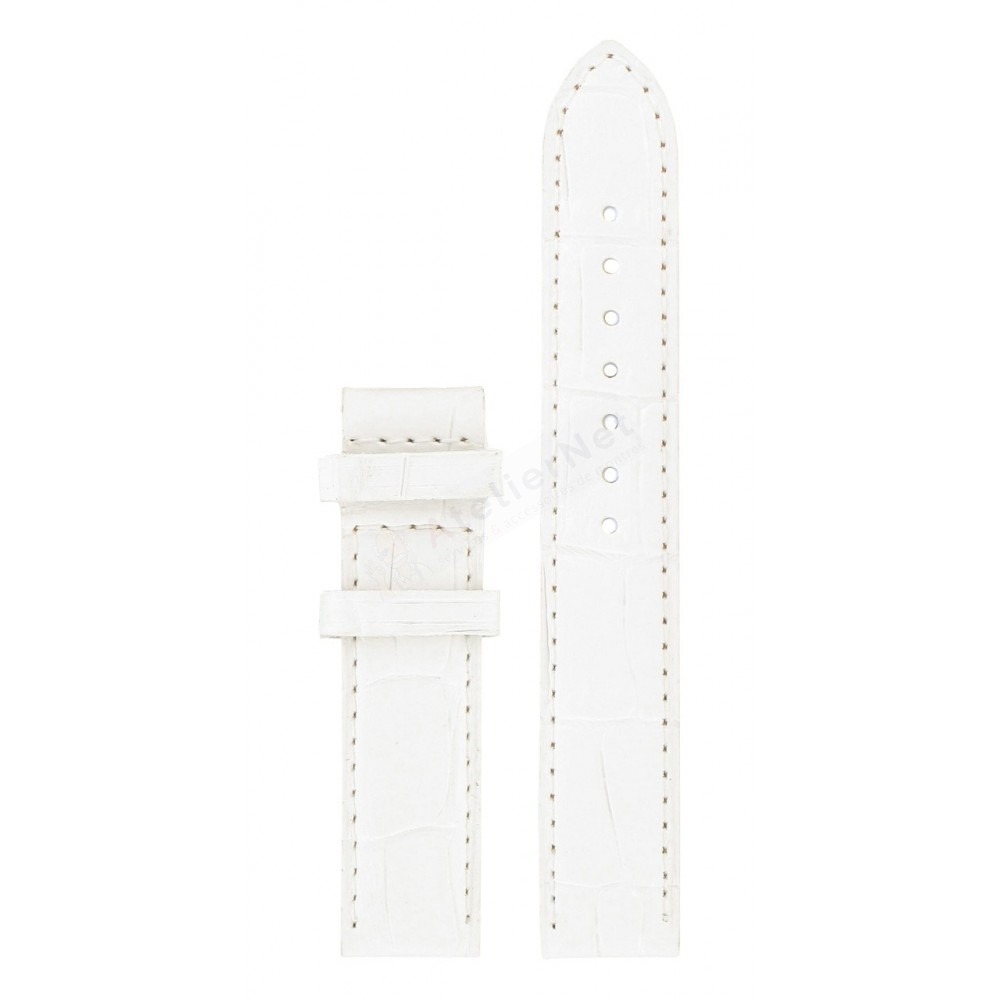 Bracelet cuir blanc Tissot - DRESS SPORT XL / T610034245-Bracelet de montre-AtelierNet